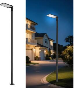 Brilagi-LED Външна лампа със стълб и 4 m кабел URBANLIGHT LED/200W/230V черна IP65