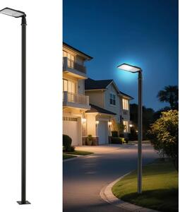 Brilagi-LED Външна лампа със стълб и 3-метров кабел URBANLIGHT LED/100W/230V черна IP65