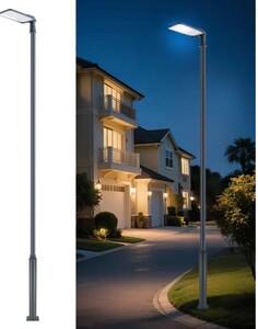 Brilagi-LED Външна лампа с колона и кабел 5 m URBANLIGHT LED/200W/230V антрацит IP65