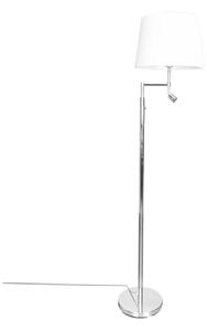 ByRydens 1988780-5000 LED стояща лампа ORLANDO 1xE27/5W/230V+LED/3W бяла/хром