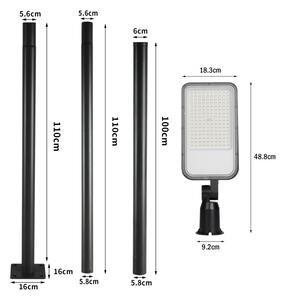 Brilagi-LED Външна лампа със стълб и 3-метров кабел URBANLIGHT LED/100W/230V черна IP65
