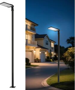 Brilagi-LED Външна лампа със стълб и kl. 3 m URBANLIGHT LED/200W/230V черна IP65