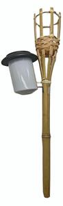 Слънчева LED лампа BAMBOO LED/1,2V 150 mAh 1800K 56 cm IP44 бежова