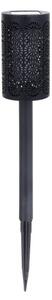Комплект от 4 LED соларни лампи DECOR LED, 1,2 V, 150 mAh, 3000 K, 39 см, IP44, черни