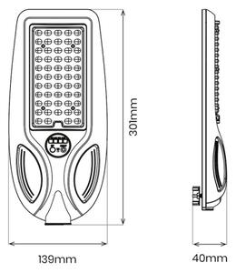 LED димируема соларна улична лампа със сензор VENICE 50W/4000 mAh IP65 черна + дистанционно