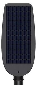 Димируема LED соларна улична лампа със сензор VENICE 100W/6000 mAh IP65 черна + дистанционно управление
