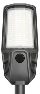 LED димируема улична лампа KOBRA със сензор и соларен панел 400W/24000 mAh IP65 антрацит + дистанционно управление