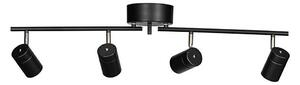 ByRydens 4200720-4002 - Спот CORRECT 4xGU10/7W/230V черен