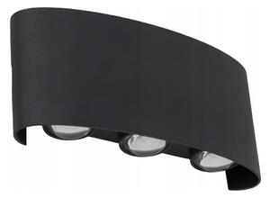 LED Екстериорен аплик ARROW 6xLED/1W/230V IP54 черен