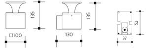 LED Екстериорен аплик ORNELA LED/6W/230V 3000K IP54 антрацит