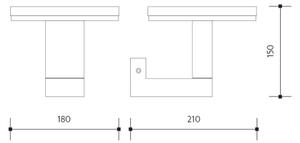 LED Екстериорен аплик BARI LED/10W/230V 4000K IP54 антрацит