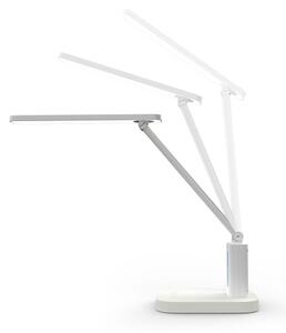 Nedis LTLRC10WT - LED димируема презареждаема лампа с дисплей 7,5W/1200 mAh 3000/4000/5700K бяла