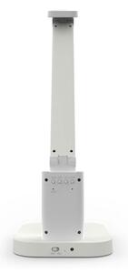 Nedis LTLRC10WT - LED димируема презареждаема лампа с дисплей 7,5W/1200 mAh 3000/4000/5700K бяла
