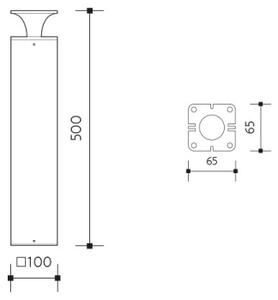 LED Екстериорна лампа ORNELA LED/6W/230V 3000K IP54 кафяв