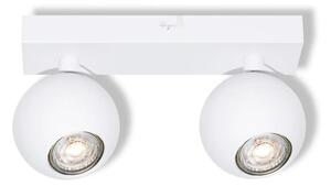 Osram - Точково осветително тяло SPOT SPHERAL 2xGU10/6W/230V бяло