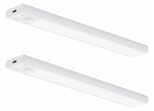Комплект 2x акумулаторно LED осветление за мебели с вграден сензор VIRO LED/1,2W/800 mAh 30cm CCT бяло