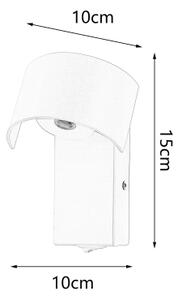 Brilagi - LED Аплик VASTO LED/3W/230V зелен