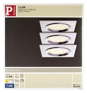 Paulmann 92695 - Комплект 3x LED Димируема Осветление за окачен таван DICE 3xLED/8W/230V