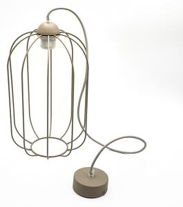 Висящ полилей DESTELLO на кабел 1xE27/15W/230V Ø 21 cm бежов