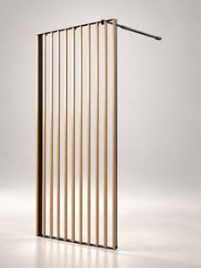 Параван за баня SILVARA Wood Collection, 70-120х200 см - 70х200 см