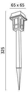 КОМПЛЕКТ 12x LED соларна лампа LED/0,06W/1,2V 1xAA 6500K IP44 100 mAh