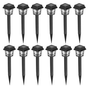 КОМПЛЕКТ 12x LED соларна лампа LED/0,06W/1,2V 1xAA 6500K IP44 100 mAh