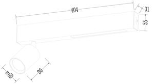 LED Спот MAGNET LED/5W/230V + 2xGU10/60W 3000/4000K черен