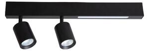 LED Спот MAGNET LED/5W/230V + 2xGU10/60W 3000/4000K черен