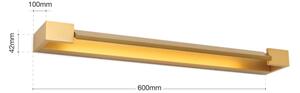 Orion Soff 3-480 - LED Лампа за огледало MARILYN LED/18W/230V 60 см IP44 златист