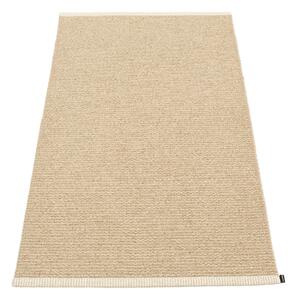 Бежов килим за открито и закрито 85x160 cm Mono Light Nougat – Pappelina