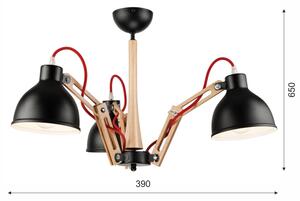 Плафон MARCELLO 3xE27/60W/230V за таван
