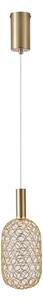 LED Пендел PERFORATO LED/6,3W/230V 3000K златист Ø 13 см