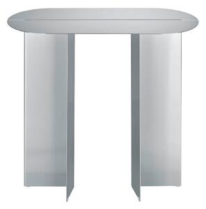 Конзолна маса от неръждаема стомана в матово сребрист цвят 35x80 cm Oru – Blomus