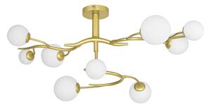Brilagi - LED Полилей за повърхностен монтаж MISTEL 9xG9/3W/230V златист/бял