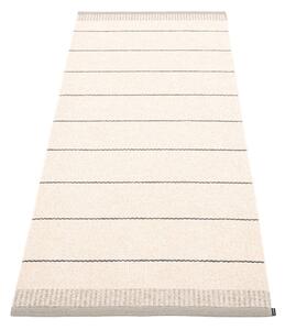 Светлосива и кремава пътека за открито и закрито 85x200 cm Belle Warm Grey – Pappelina