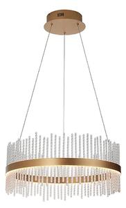 Endon 107671 - LED Димируем пендел ADRIEL LED/41W/230V 3000K златист/прозрачен