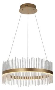 Endon 107671 - LED Димируем пендел ADRIEL LED/41W/230V 3000K златист/прозрачен