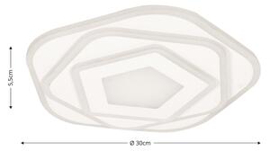 Brilagi - LED таванно осветително тяло MODERN MINI LED/53W/230V 3000-6000K + дистанционно управление