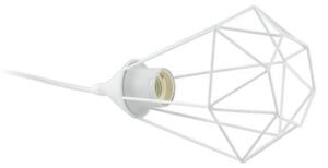 Eglo 79085 - Настолна лампа за включване в контакт BYRON 1xE27/40W/230V бяла