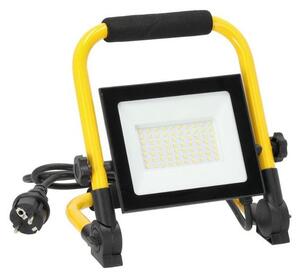LED Преносим прожектор TIGRA LED/50W/4000K IP54 черен/жълт