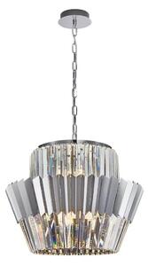 Пендел DONNA 12xE14/40W/230V Ø 55 см матов хром