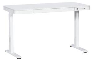 Ергономично офис бюро CR-118E White, регулируемо