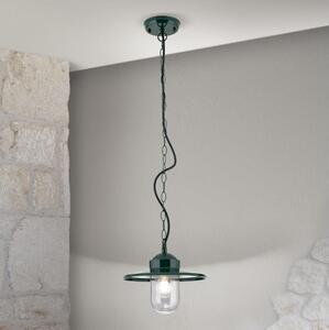 Orion AL 11-1318 - Екстериорна висяща лампа EDWARD 1xE27/60W/230V IP44 зелен