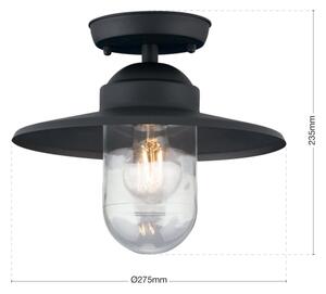 Orion AL 11-1317 - Външно монтирано осветително тяло EDWARD 1xE27/60W/230V IP44 антрацит