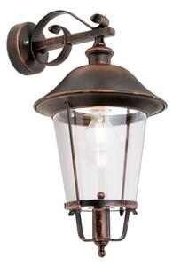 Orion AL 11K/360.01-Екстериорен аплик KENZO 1xE27/100W/230V IP44 бронзов/патина