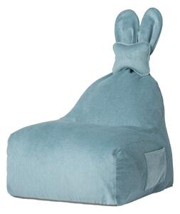 Син детски пуф Funny Bunny – The Brooklyn Kids