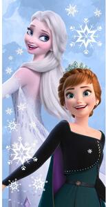 Памучна детска кърпа 70x140 cm Frozen "Sisters" – Jerry Fabrics