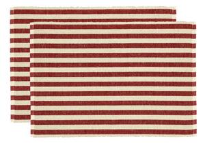Подложки за хранене в комплект от 2 бр. със смес от юта 33x48 cm Statement Stripe – Södahl