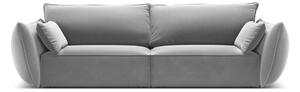 Светлосив кадифен диван 208 cm Vanda – Mazzini Sofas