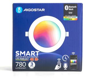 Aigostar-К-кт 3x LED RGBW Димируема лампа за вграждане MESH 9W/230V 2700K-6500K Ø 14,5 см